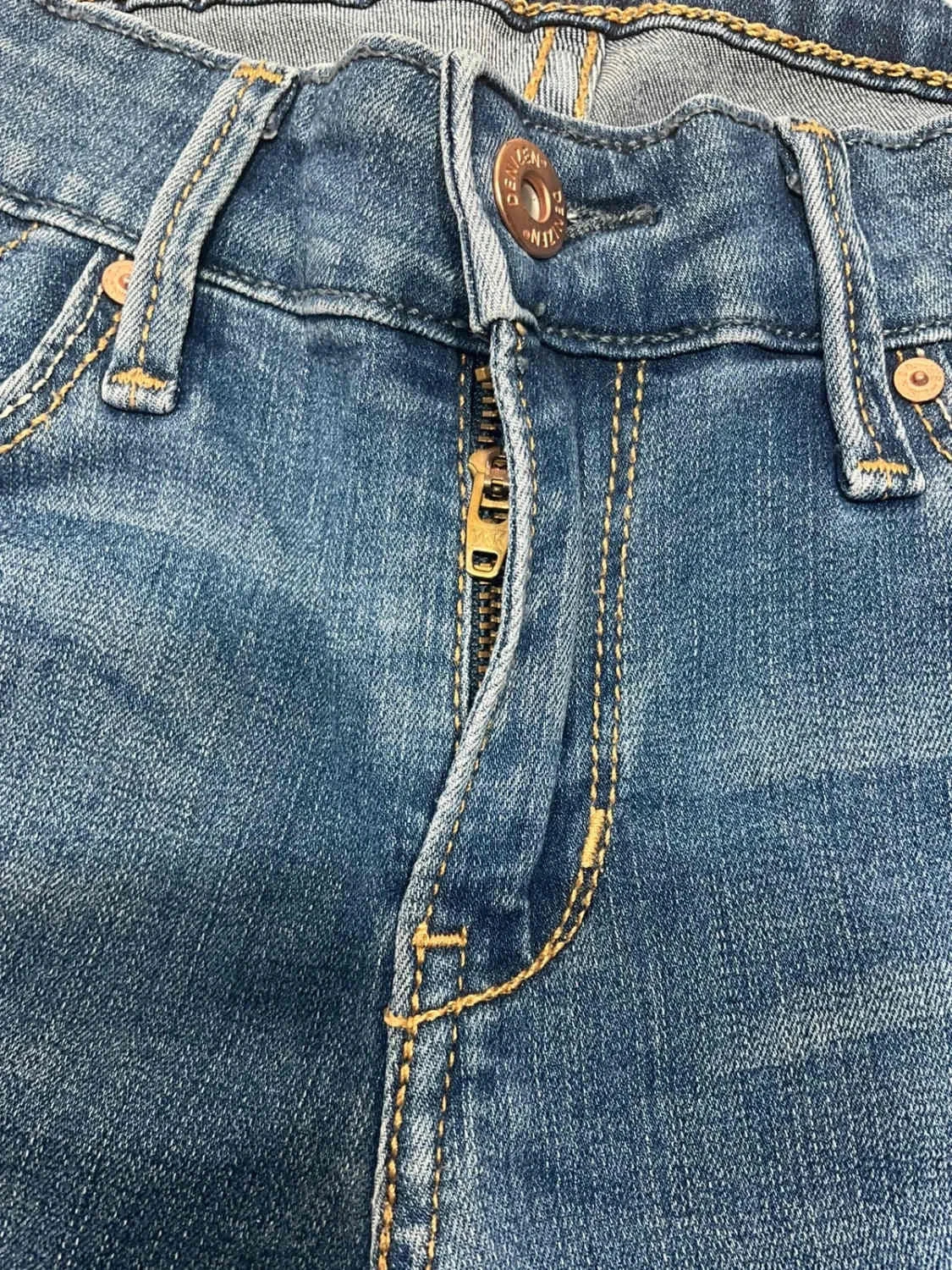 Short Levi's Modern Crop Taille 2 Vintage Bleu Slv 050 – photo 5